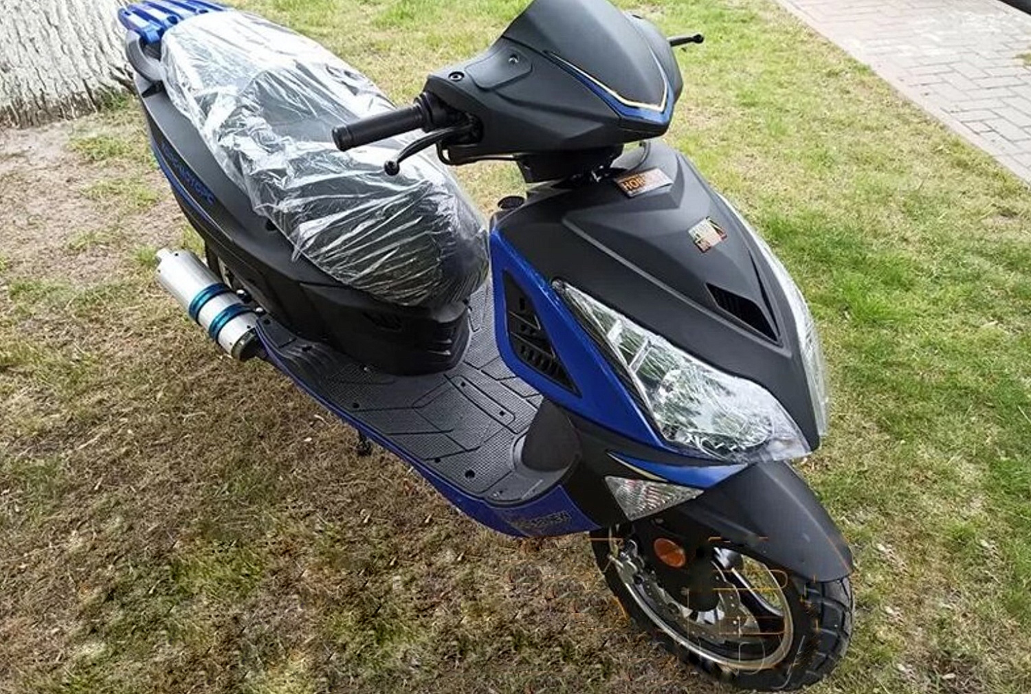 Скутер Hors 058 New (синий)